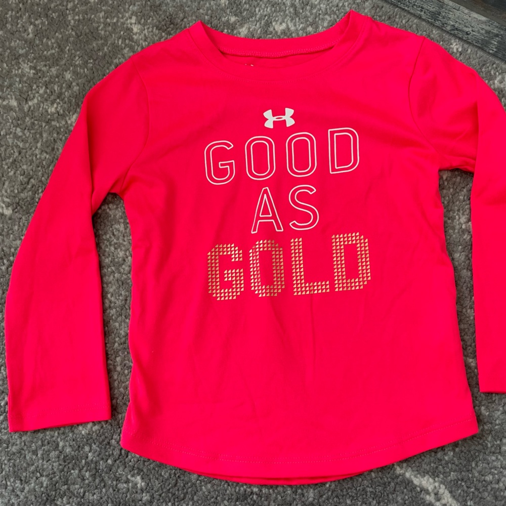 Girls Under Armour Shirt. Size 3T.